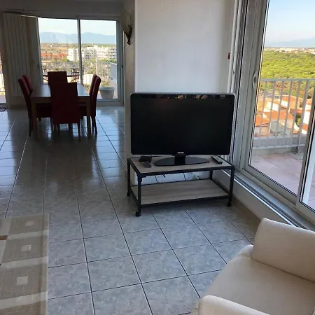 Grand T4 Au Barcares Avec Vue Et Parking - 3 Chambres, Terrasse, Proche - Fr-1-81-525 Apartment Le Barcares